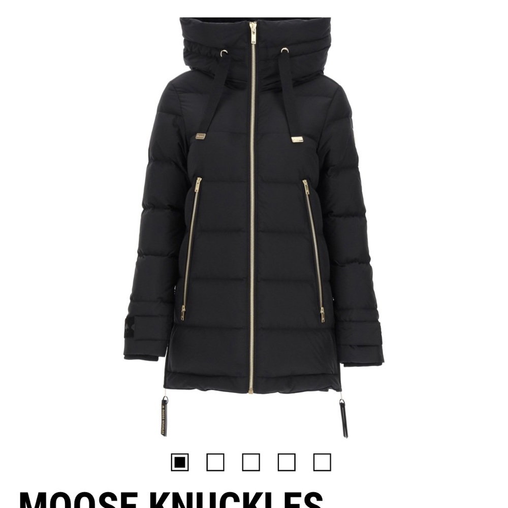 $895 moose knuckle fly density Val Marie 2.0 down jacket parka women size large
